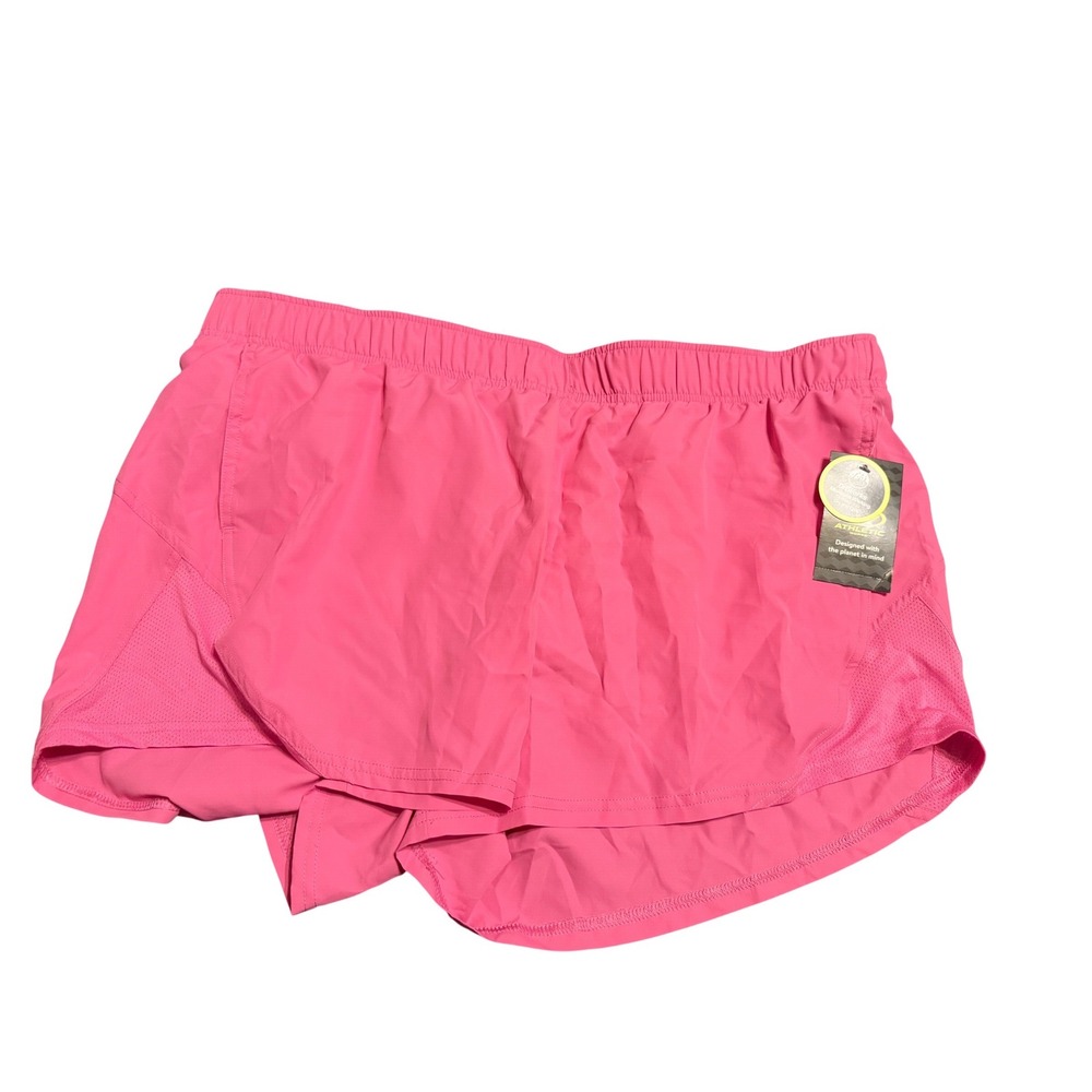 Athletic Works Womens Pink Running Shorts Built-in Liner Plus Size XXXL 22 NEW